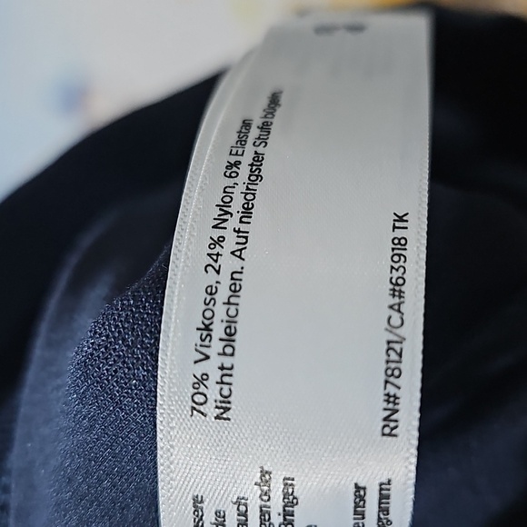 Eileen Fisher Blue Leggings Pants Size Large‎ - Picture 3 of 4